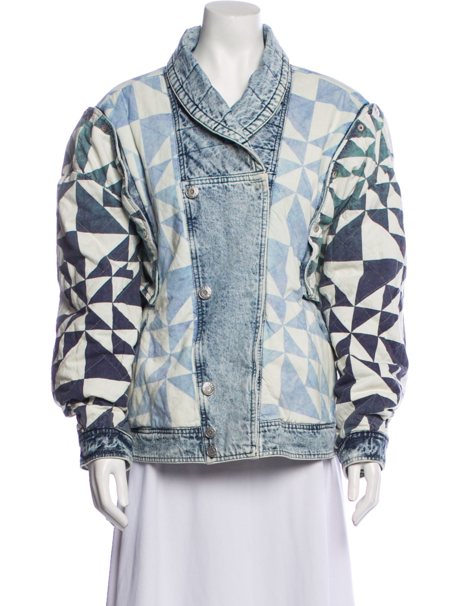 Isabel Marant Printed Denim Jacket w/ Tags
